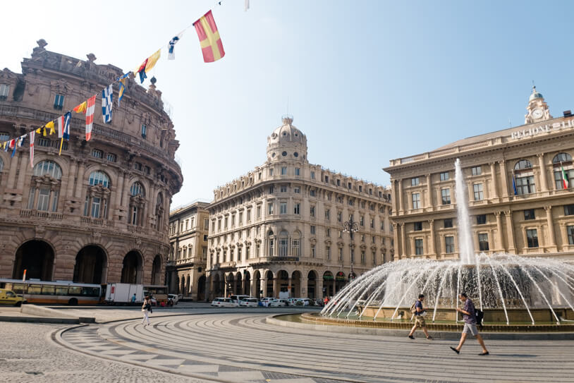 Hafenstadt Genua